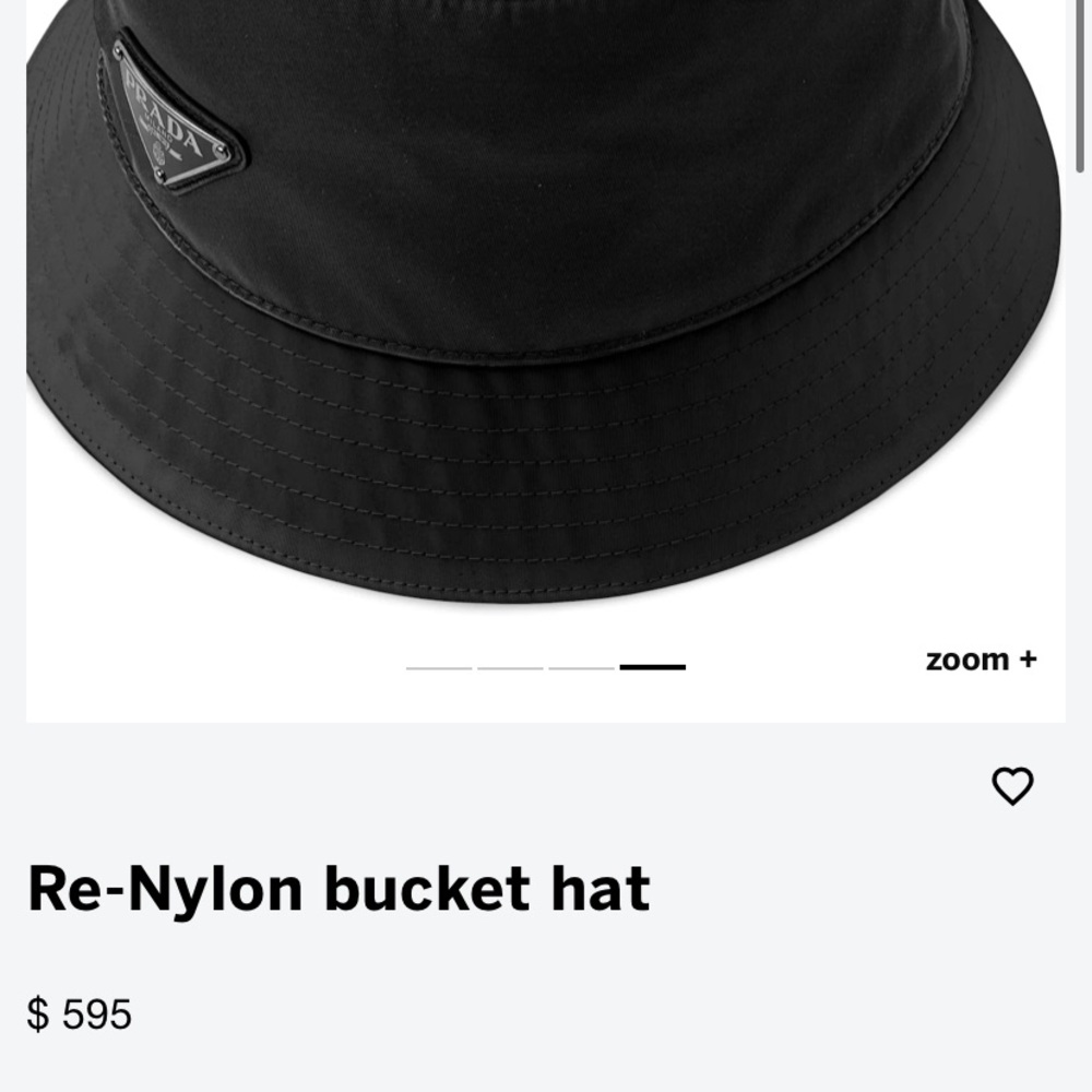 Prada bucket Hat for small to medium size head!